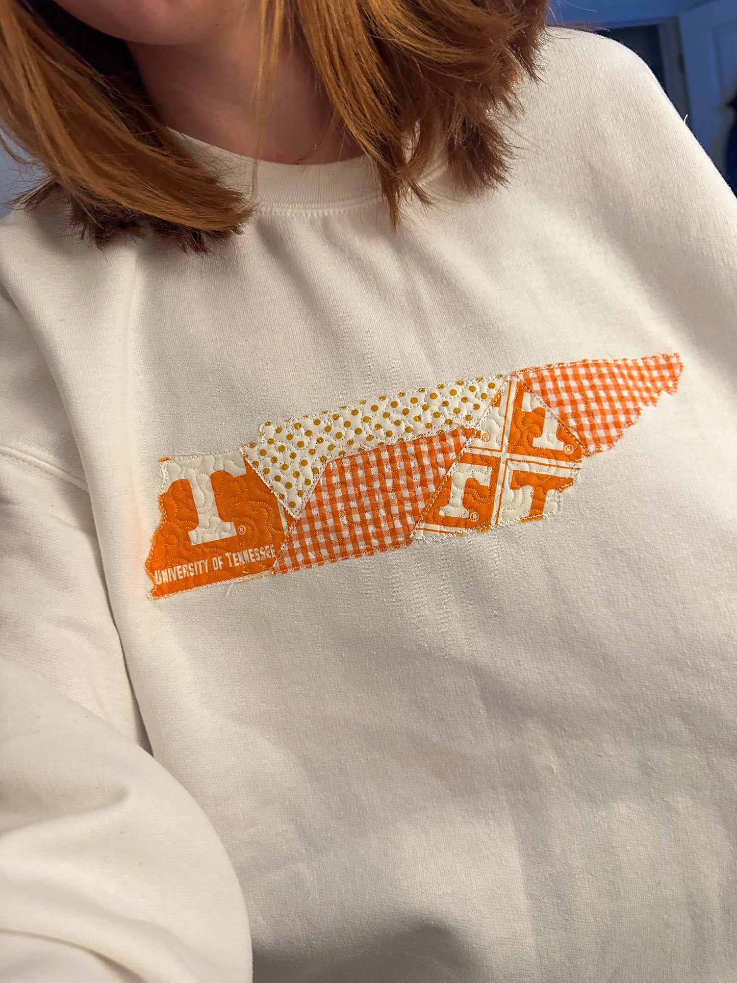 Tennessee Quilted Patchwork Crewneck