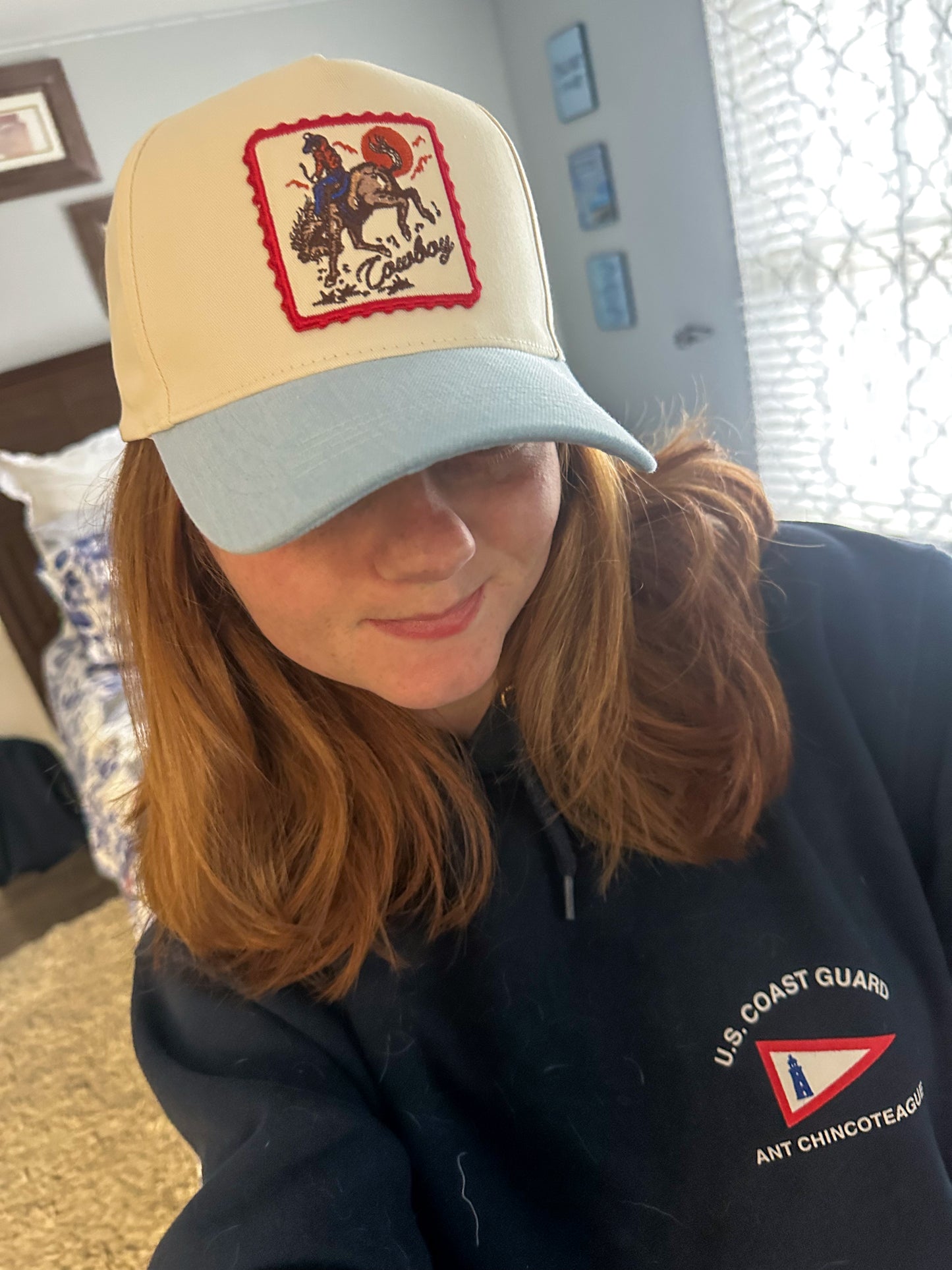 Cowboy Horse Embroidery Trucker Hat