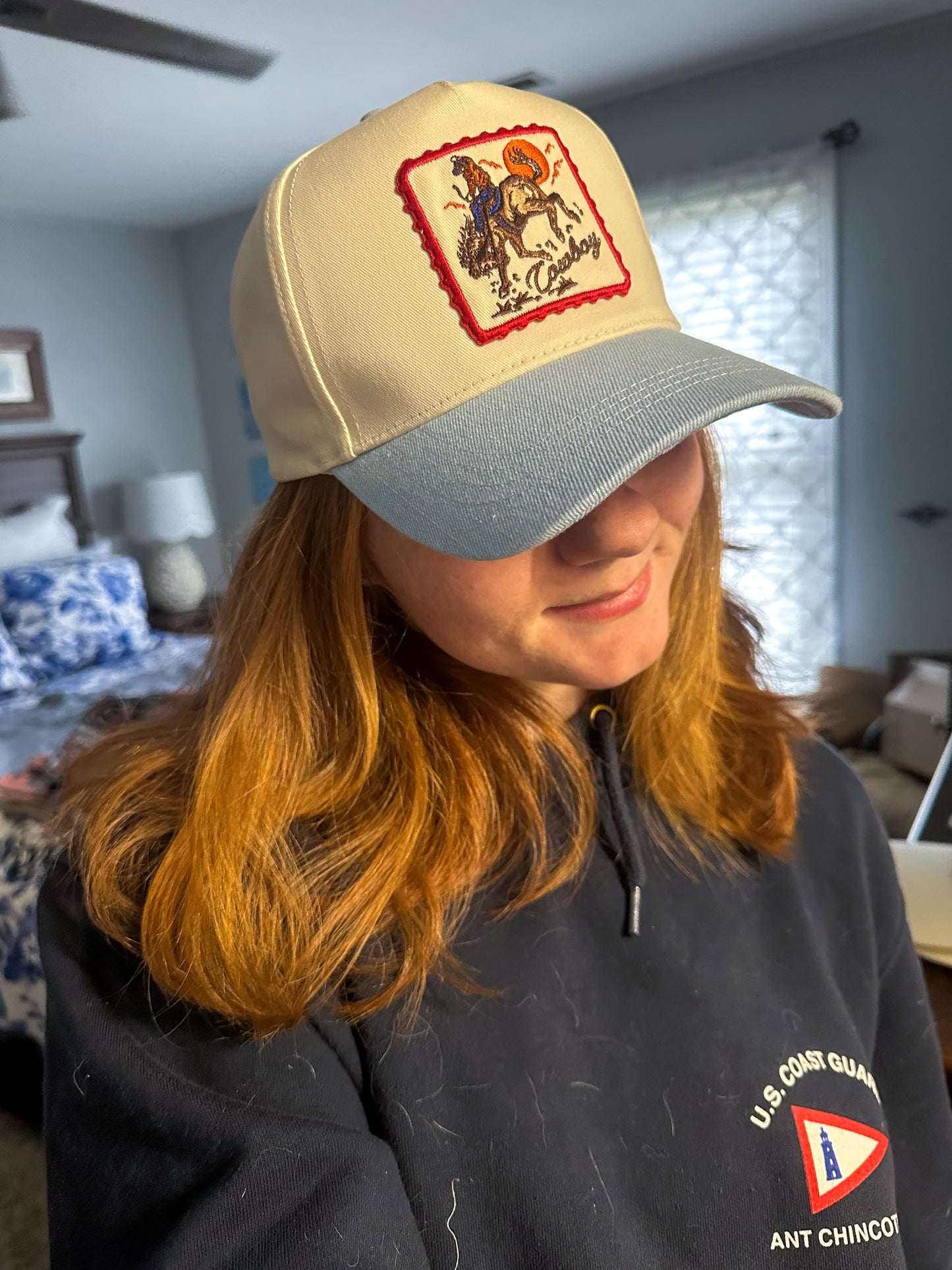 Cowboy Horse Embroidery Trucker Hat