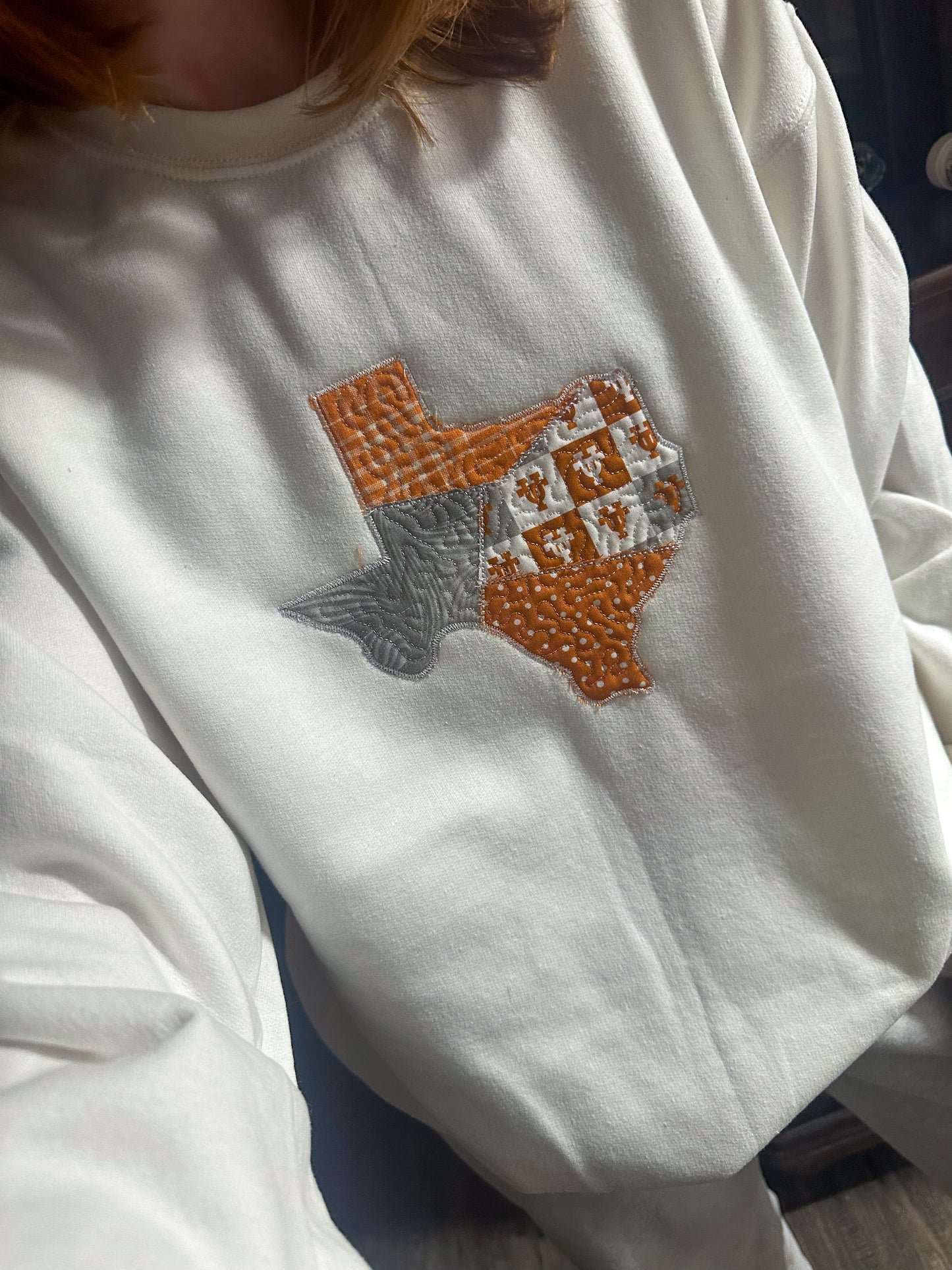 Austin Texas Quilted Crewneck