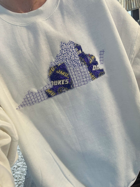 James Madison Quilted Crewneck