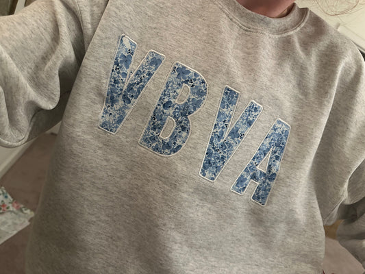 VBVA Applique Crewneck