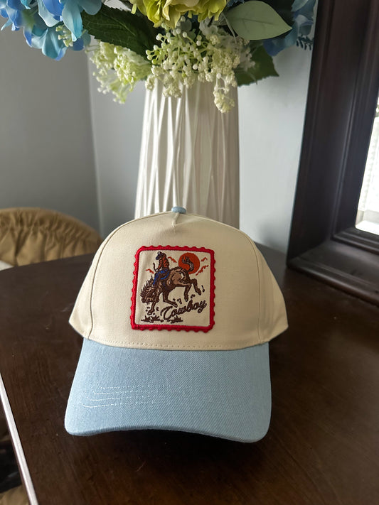 Cowboy Horse Embroidery Trucker Hat